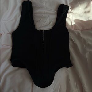 Black Sleeveless corset top